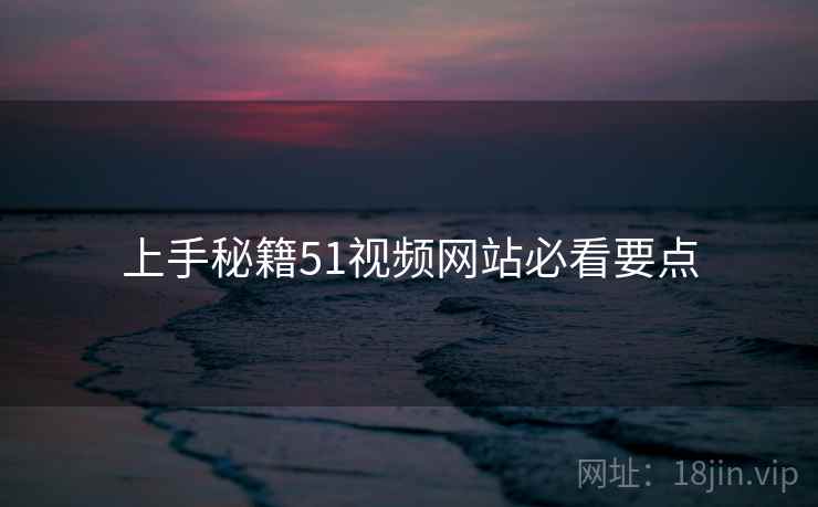 上手秘籍51视频网站必看要点