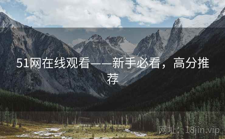 51网在线观看——新手必看，高分推荐