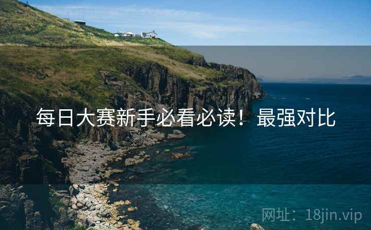 每日大赛新手必看必读！最强对比